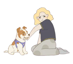 A Barksy behavior guide open on a specific problem